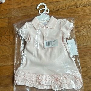 Ralph Lauren baby girl polo dress 9 months NWT
